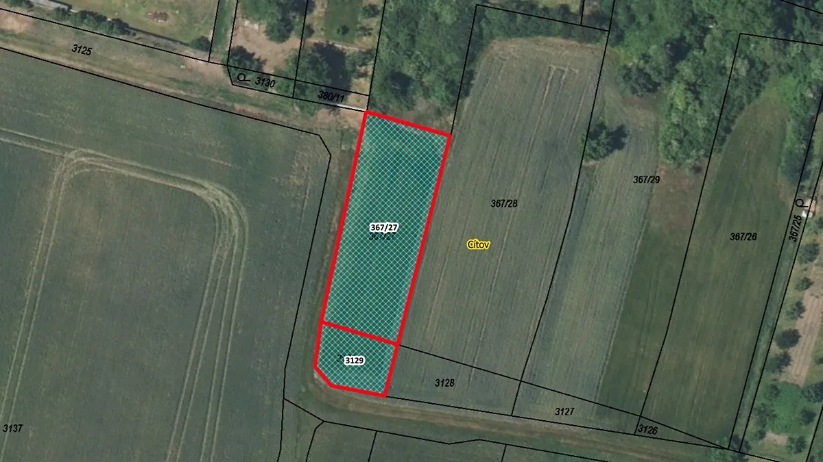 Prodej zahrady 958 m²